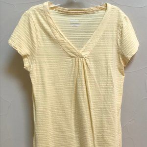 Merona Yellow T-shirt Large